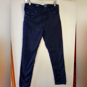 Ag Adriano Goldschmied THE PRIMA MID-RISE CIGARETTE BLACK Jeans Size 30R